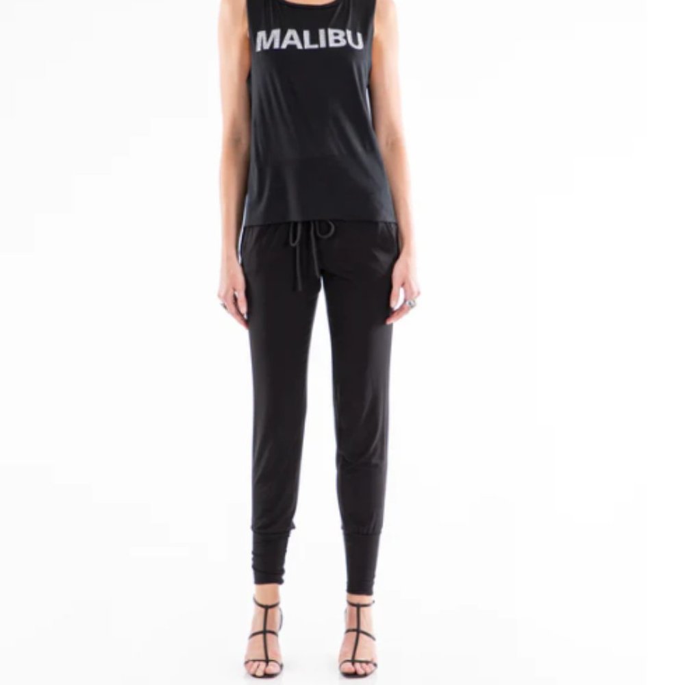Malibu Road Black Butter Soft Lounge Wear Pant